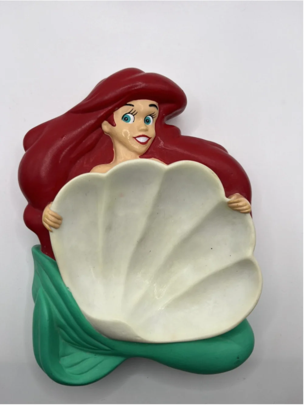 VTG Avon Disney The Little Mermaid Ariel Rubber Floating Soap Dish CUTE